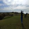 Bandon Dunes (Pacific Dunes) Hole #14 - Tee Shot - Tuesday, February 27, 2018 (Bandon Dunes #1 Trip)