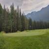 Banff Springs Golf Club (Rundle/Sulphur) Hole #16 - Greenside - Friday, July 19, 2024 (Banff Trip)