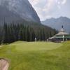 Banff Springs Golf Club (Rundle/Sulphur) Hole #9 - Greenside - Friday, July 19, 2024 (Banff Trip)