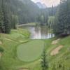 Banff Springs Golf Club (Rundle/Sulphur) Hole #4 - Greenside - Friday, July 19, 2024 (Banff Trip)
