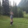 Banff Springs Golf Club (Rundle/Sulphur) Hole #4 - Tee Shot - Friday, July 19, 2024 (Banff Trip)