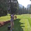 Banff Springs Golf Club (Rundle/Sulphur) Hole #9 - Tee Shot - Friday, July 19, 2024 (Banff Trip)