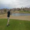Boulder Creek Golf Club (Desert Hawk / Coyote Run) Hole #17 - Tee Shot - Wednesday, March 20, 2019 (Las Vegas #3 Trip)