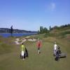 Chambers Bay Hole #3 - Tee Shot - Sunday, April 19, 2015 (Little Creek Casino Trip)