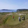 Chambers Bay Hole #5 - Tee Shot - Sunday, April 19, 2015 (Little Creek Casino Trip)