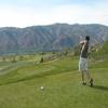 Desert Canyon Hole #1 - Tee Shot - Saturday, May 16, 2009 (Central Washington/Seattle Trip)