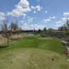 Isleta Golf Club (Mesa/Lakes) Hole #9 - Tee Shot - Friday, April 26, 2024 (Albequerque Trip)