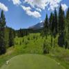 The Reserve at Moonlight Basin Hole #4 - Tee Shot - Wednesday, July 8, 2020 (Big Sky Trip)