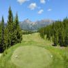 The Reserve at Moonlight Basin Hole #8 - Tee Shot - Wednesday, July 8, 2020 (Big Sky Trip)