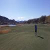 Reflection Bay Golf Club Hole #9 - Tee Shot - Sunday, January 24, 2016 (Las Vegas #1 Trip)
