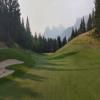 Silvertip Golf Course Hole #2 - Approach - Monday, July 22, 2024 (Banff Trip)
