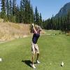 Talking Rock Golf Course Hole #4 - Tee Shot - Monday, August 8, 2022 (Shuswap Trip)