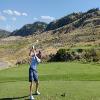 Tobiano Golf Course Hole #17 - Tee Shot - Sunday, August 7, 2022 (Shuswap Trip)