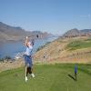 Tobiano Golf Course Hole #18 - Tee Shot - Sunday, August 7, 2022 (Shuswap Trip)