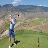 Tobiano Golf Course Hole #6 - Tee Shot - Sunday, August 07, 2022 (Shuswap Trip)