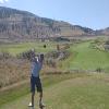 Tobiano Golf Course Hole #9 - Tee Shot - Sunday, August 07, 2022 (Shuswap Trip)