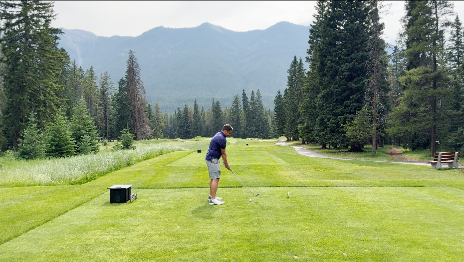 Banff Springs Golf Club (Rundle/Sulphur) Hole #13 - Friday, July 19, 2024 (Banff Trip)