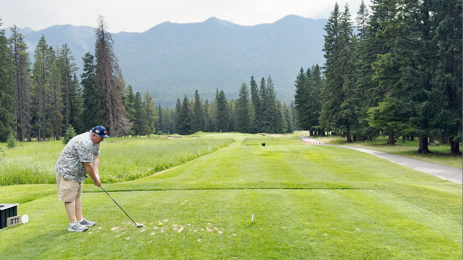 Banff Springs Golf Club (Rundle/Sulphur) Hole #13 - Friday, July 19, 2024 (Banff Trip)