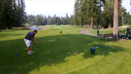 Whitefish Lake (North) Hole #4 - Tuesday, August 25, 2015 (Flathead Valley #5 Trip)